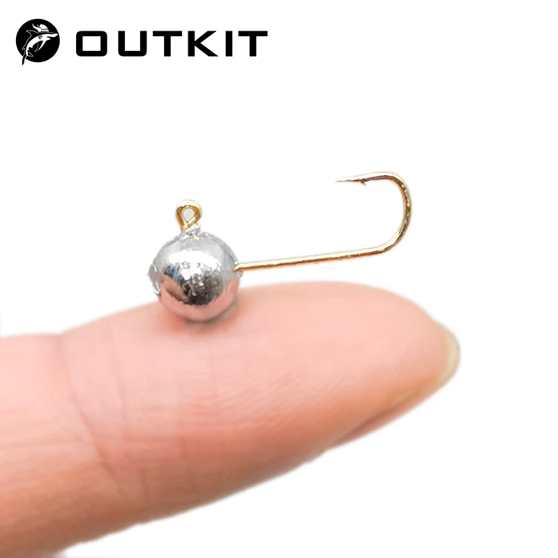 OUTKIT 10 stks Mini Jig Hoofd  - Fishing Hook Offset recensie en prijs