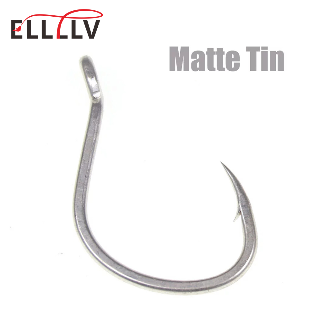 10 Pcs Matte Tin Anti-Roest Zo - Fishing Hook Offset recensie en prijs