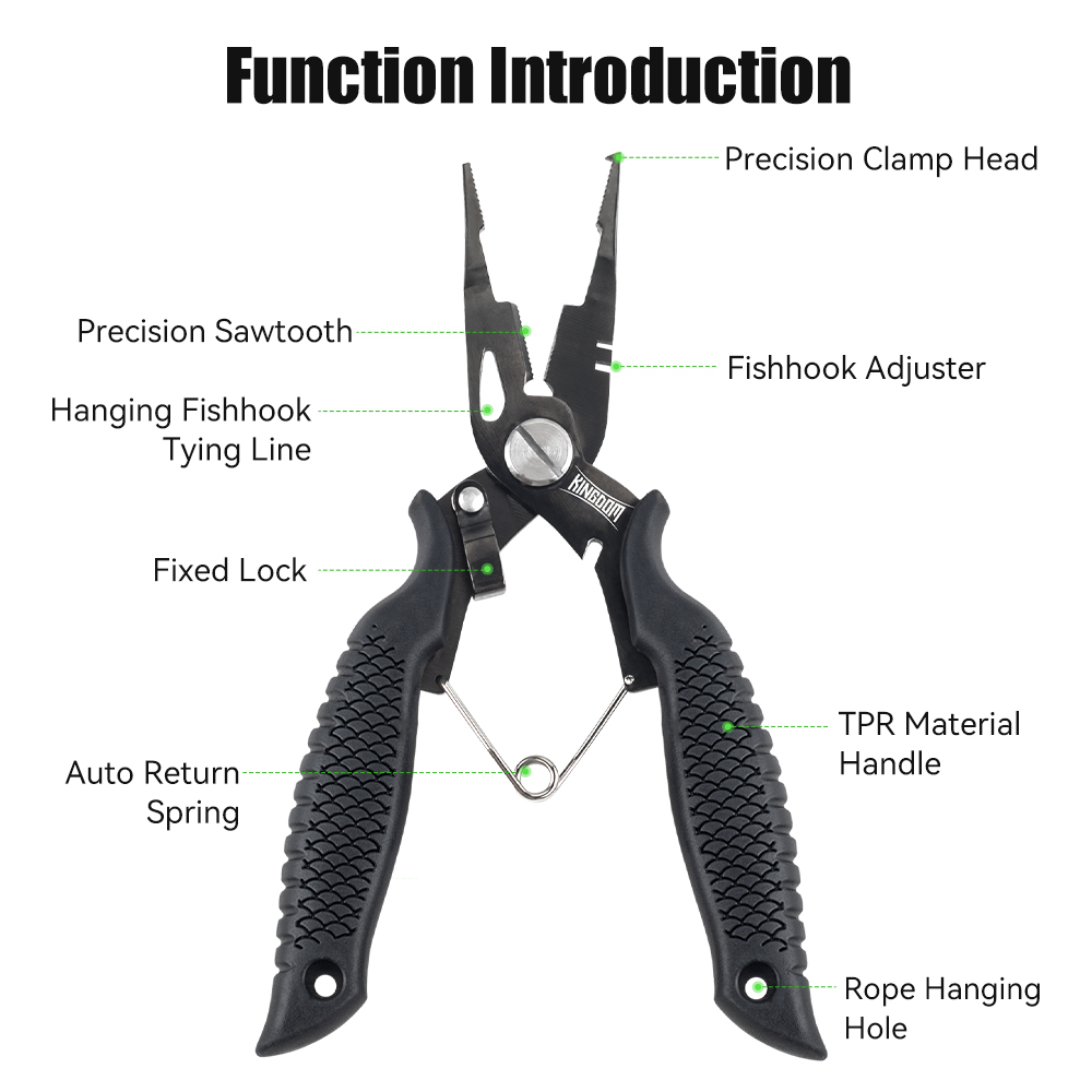 Koninkrijk Vissen Tang Multifu - Fishing Hook Stainless Steel recensie en prijs