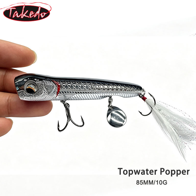 TAKEDO 10G Top Water Popper Vi - Fishing Hook Treble recensie en prijs