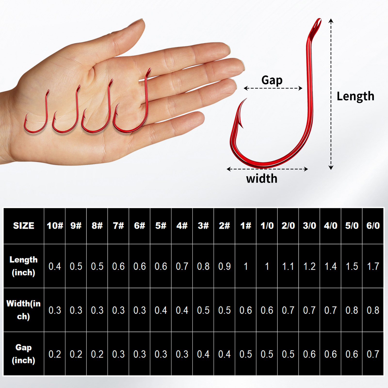9KM 100 Stuks Octopushaak Rood - Fishing Hook Circle recensie en prijs