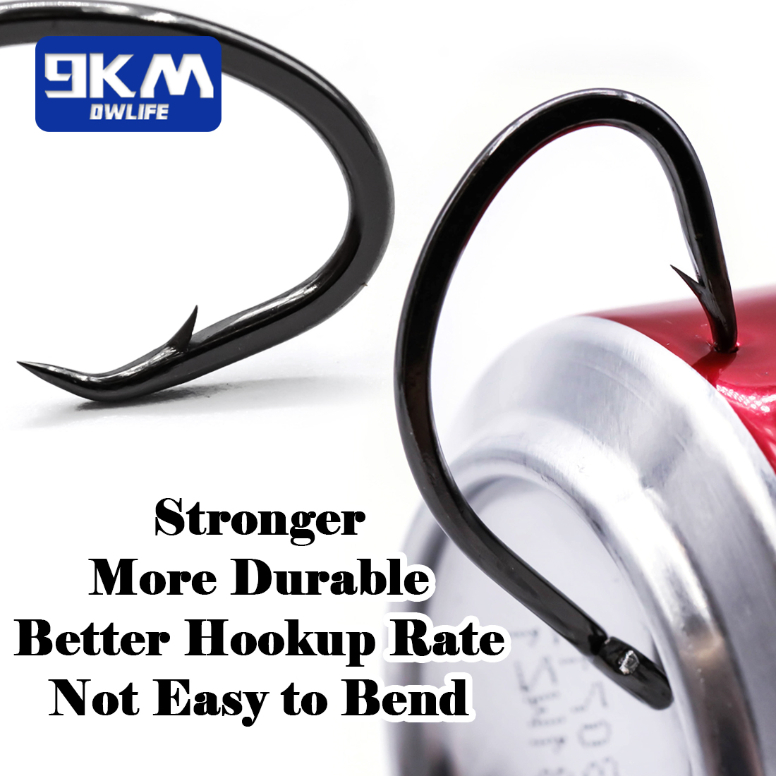 9KM Cirkel Haken 25 ~ 50 Stuks - Fishing Hook Circle recensie en prijs