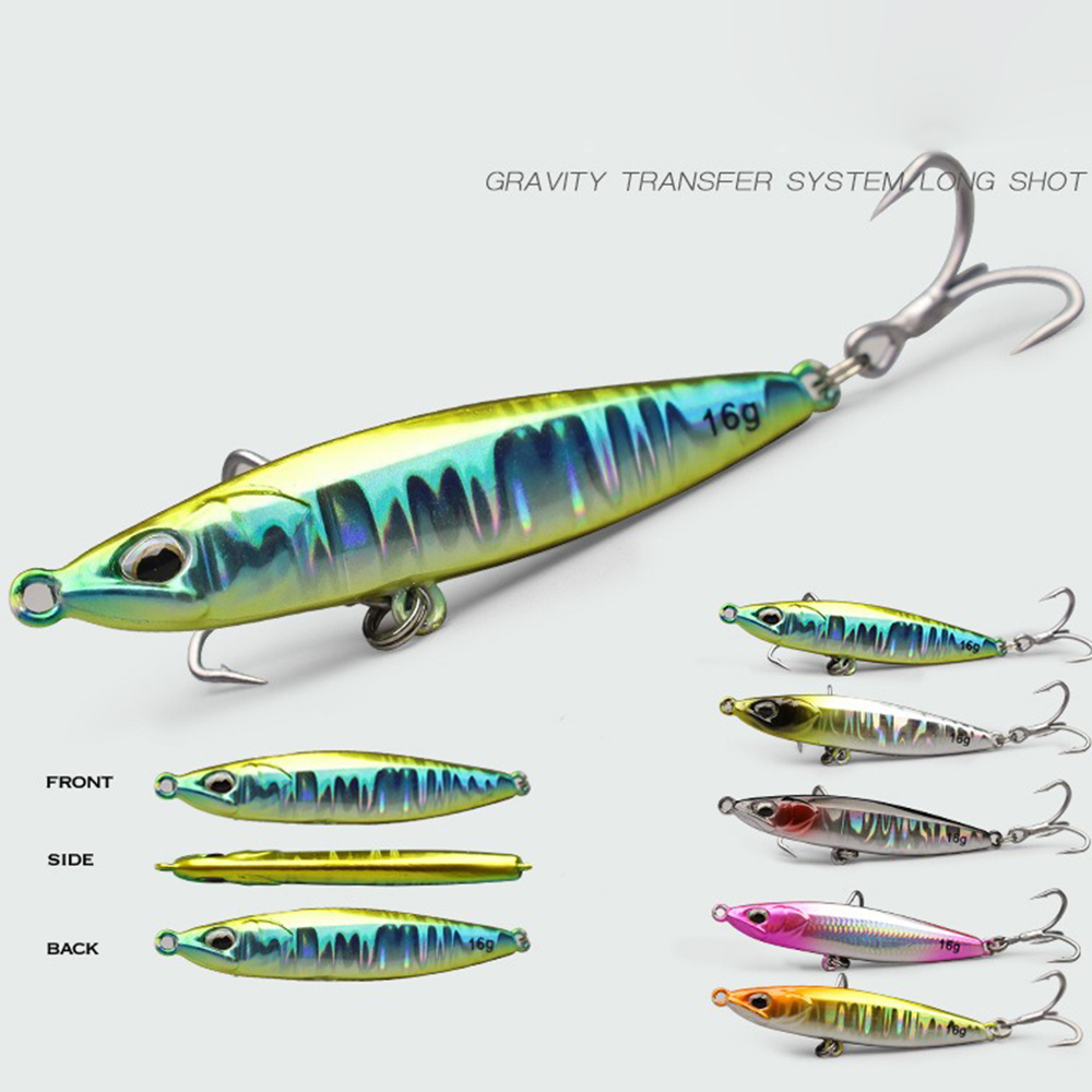 Jig Vislokken Metalen Jigging  - Fishing Hook Treble recensie en prijs