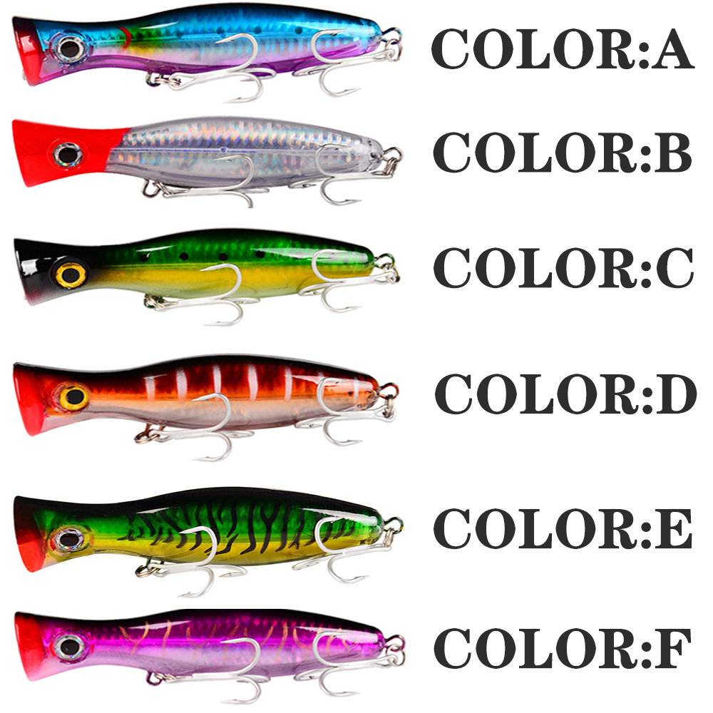 PROBEROS 1 st 13 cm 43g Popper - Fishing Hook Treble recensie en prijs