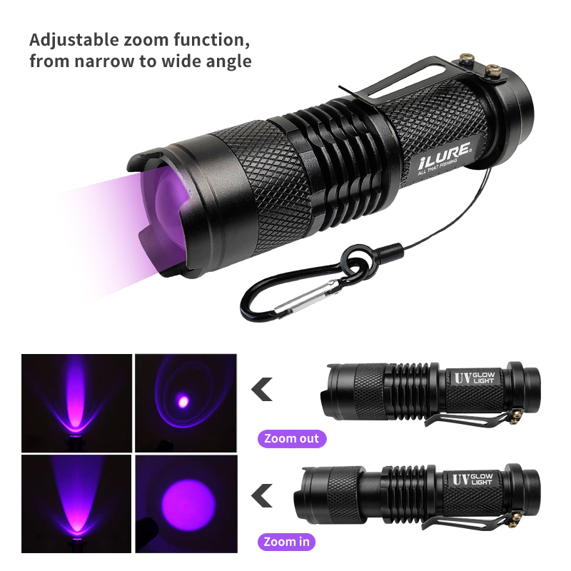 Mini UV Zaklamp 395nm Ultravio - Fishing Hook Jig recensie en prijs
