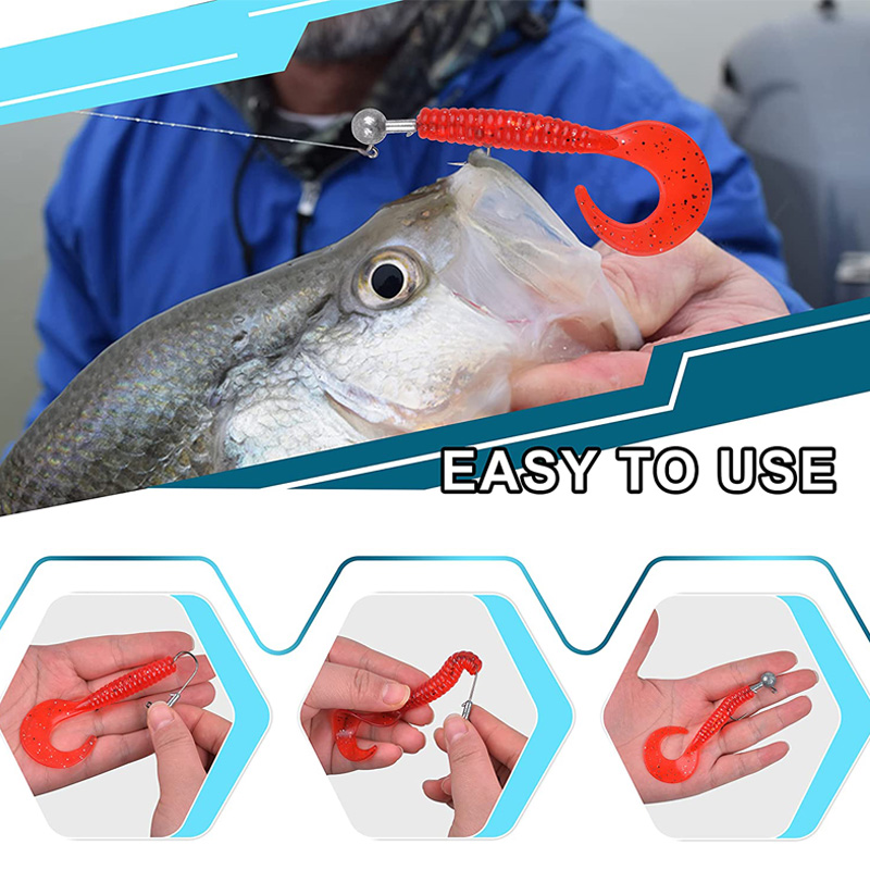 100PCS Vishaken Lood Jig Heads - Fishing Hook Offset recensie en prijs