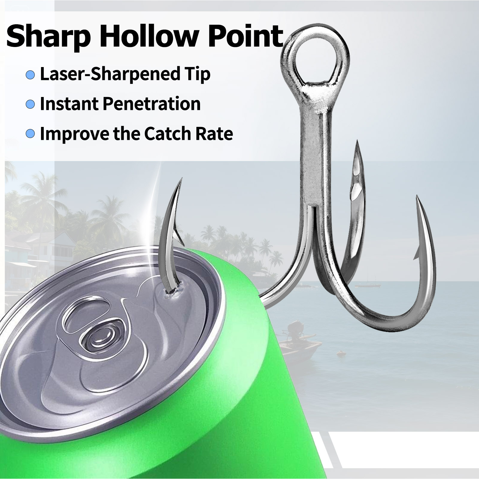 9KM Zoutwater Dreggen 3X Sterk - Fishing Hook Offset recensie en prijs