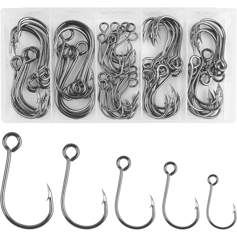 70 Stuks Vissen Inline Enkele  - Fishing Hook Offset recensie en prijs