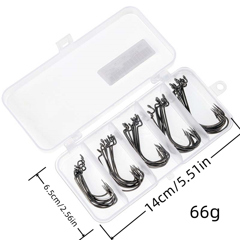 50 stuks/doos Hoogwaardig kool - Fishing Hook Offset recensie en prijs