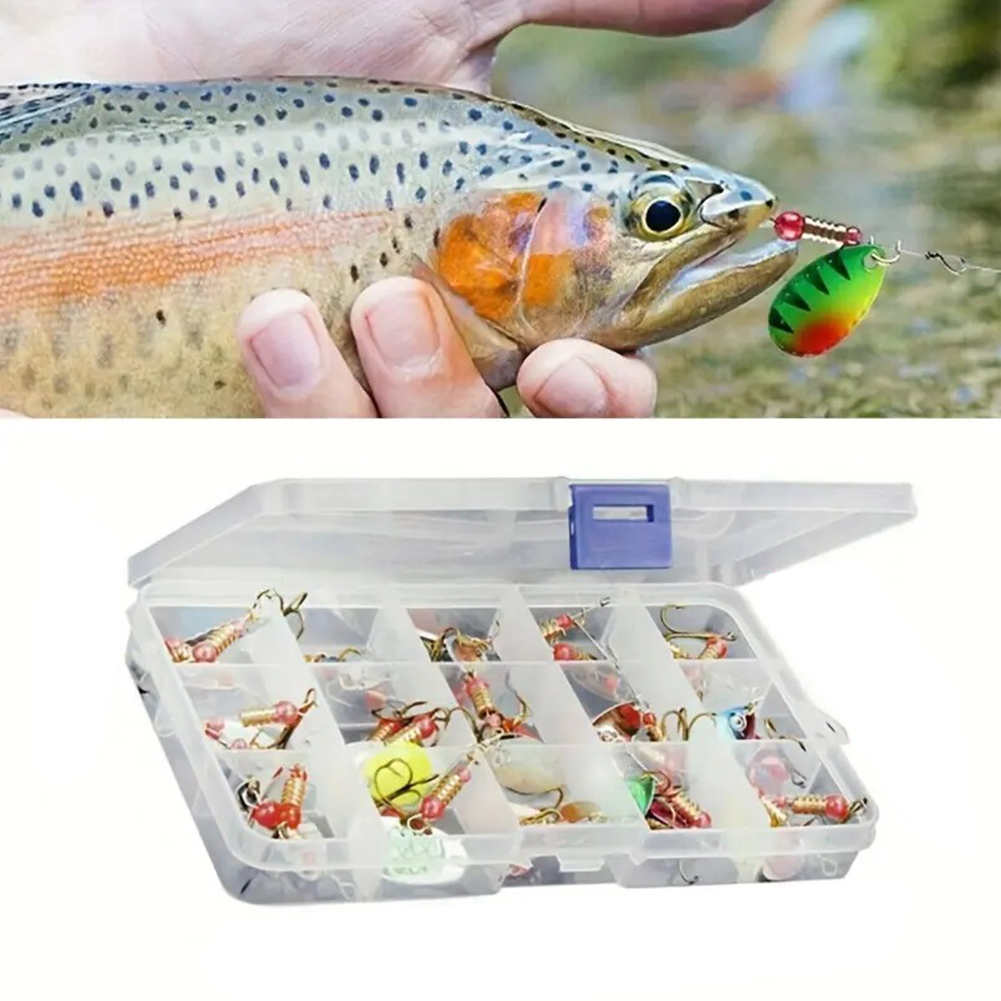 30 Stuks Metalen Lepel Spinner - Fishing Hook Treble recensie en prijs